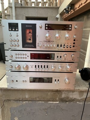 Eumig M-1000 , F-1000, C-1000, T-1000 FULL SET Amplifier, Nice Cosmetic-Working