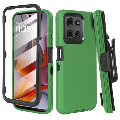 For Motorola Edge 2025 Case with Belt Clip Holster Heavy Duty Shockproof Cover