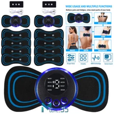 Mini Portable EMS Electric Neck Back Massager Muscle Stimulator for Pain Relief