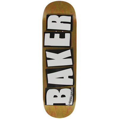 Baker Skateboard Deck Logo Veneers B2 Brown 8.5'' x 32.5''