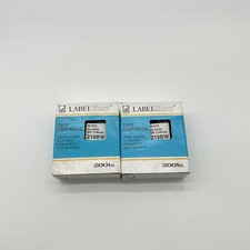 Genuine Epson 218BWPX Black on White PX Tape 3/4" K-Sun 218BW 2ct