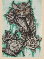 Owl Counted Cross Stitch Chart No. 2-392/15 
