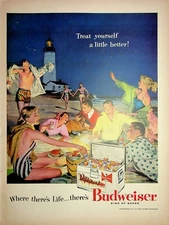 Original Budweiser Ad: Treat yourself a little better with Budweiser