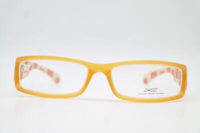 Glasses X IDE 4646 Brown Orange Transparent Square Eyeglass Frame New