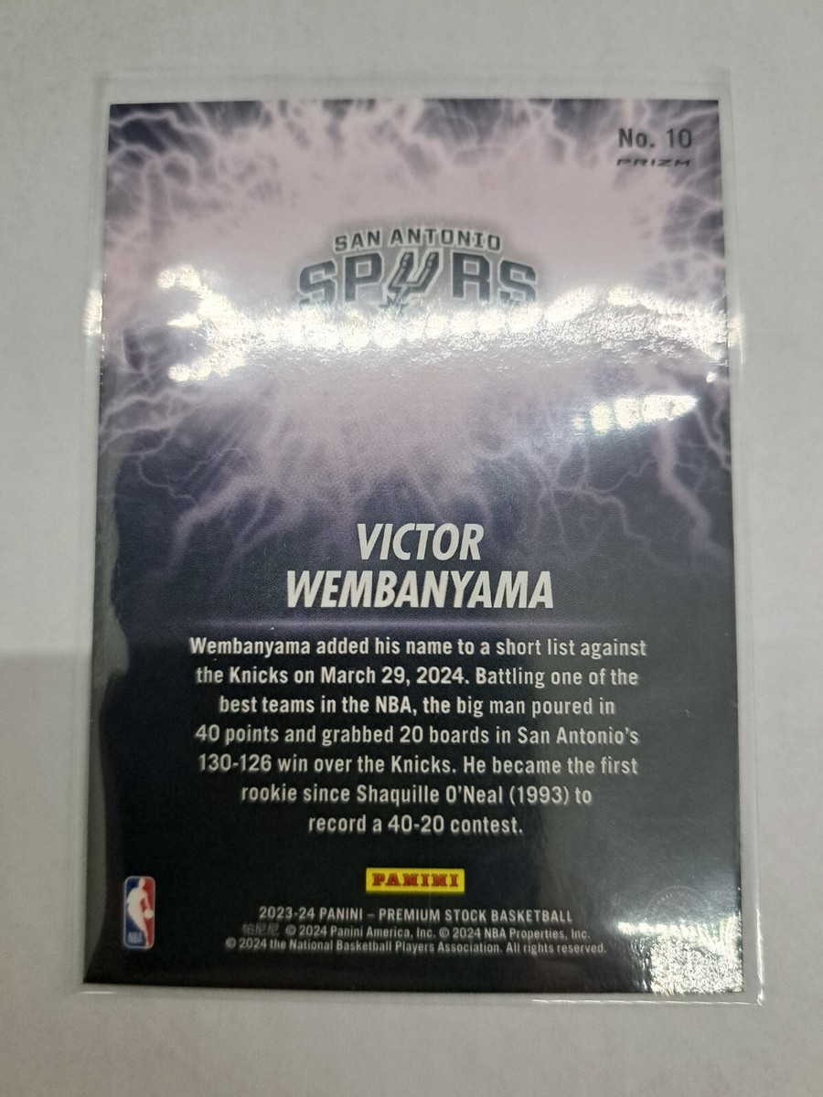その他 2023-24 PANINI NBA HOOPS Wembanyama SSP Amazon.com: 2023-24 PANINI HOOPS #277 VICTOR WEMBANYAMA RC