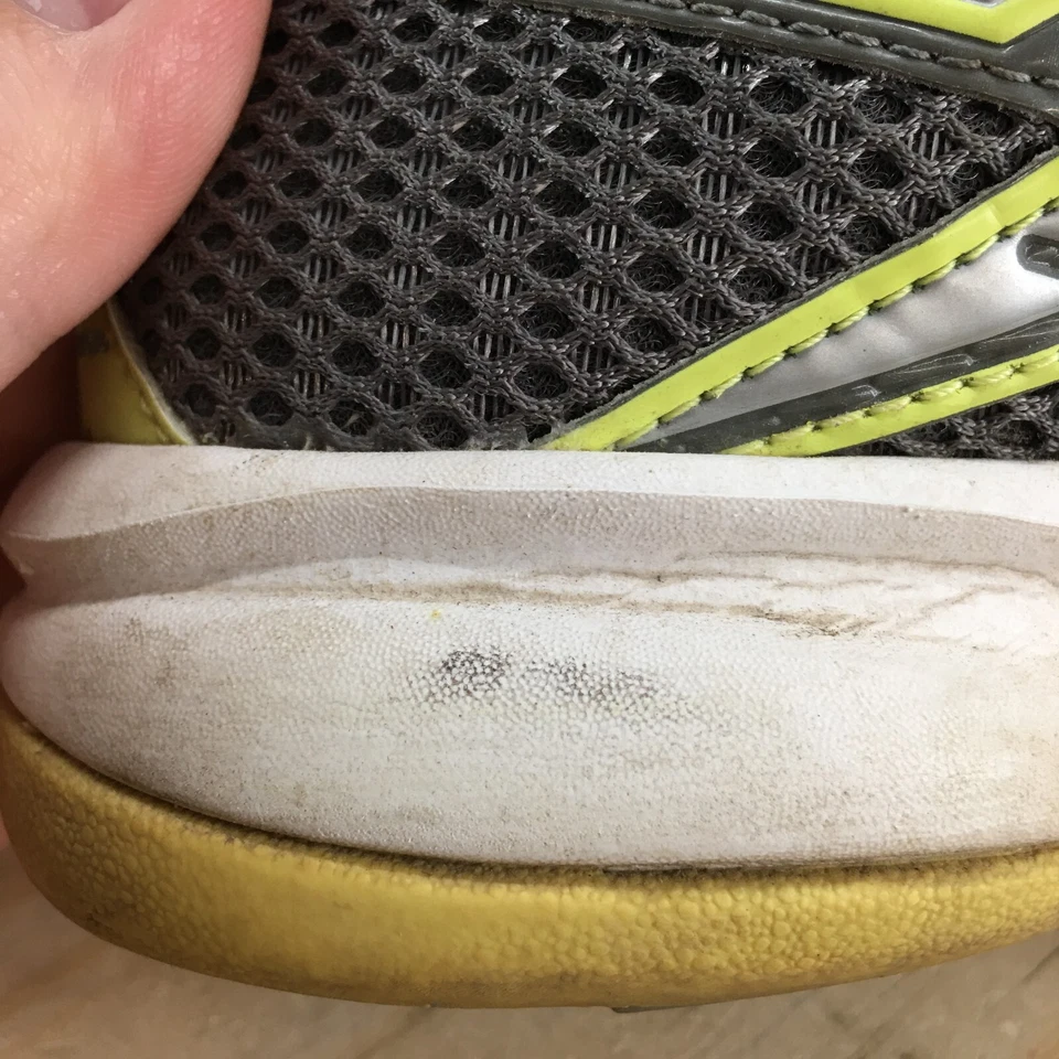 Reebok Shoes Womens 6.5 Simply Tone Athletic Training Sneakers Gray Yellow Mesh - Image 4 of 4