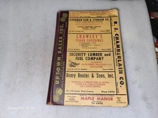 Vintage Polk 1956 Kankakee Bourbonnais Bradley City Directory Telephone Book