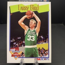 1991-92 NBA Hoops Milestone Larry Bird #314 Boston Celtics