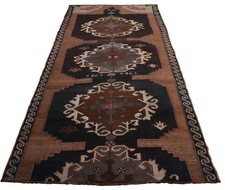 6′x14′1″ Turkish Runner Rug Hand Knotted Full Tribal Large Runner Neutral Colors