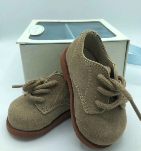 Ralph Lauren Brown Suede Baby Shoes