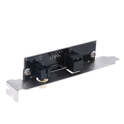 SPDIF optical and RCA out plate cable bracket for asus msi gigabyte motherbjj - Photo 7/11