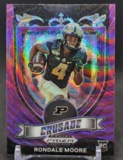 2021 Prizm Draft Picks RONDALE MOORE Crusade Purple Wave Prizm!🔥 PURDUE