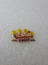 Kiwanis International Wal-Mart 40th Anniversary Smiley Face People Enamel Pin