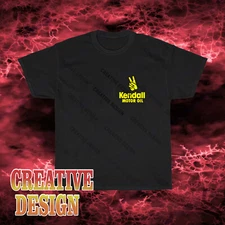 New Design Kendall Motor Oil Logo Unisex Black T-Shirt Funny Size S to 5XL