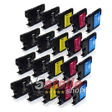 KIT 20 CARTUCCE PER BROTHER DCP-145C 163C 165C 167C 195C 197C 365CN 1000