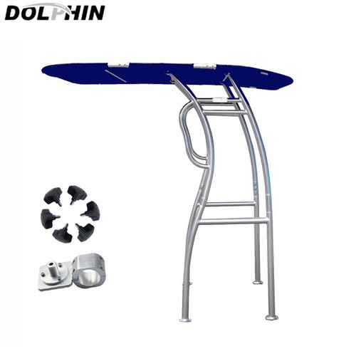 Dolphin Pro2 TTOP/ Center Console Boat T TOP Navy blue Canopy Heavy