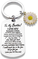 Friendship Gifts Friend Bestie Keychain for Women Sister Friends Unique Christma