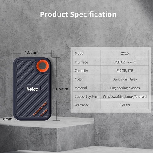 Compact and Durable 1TB SSD - Business Travel Essential with 3-Year Warranty - Picture 5 of 11