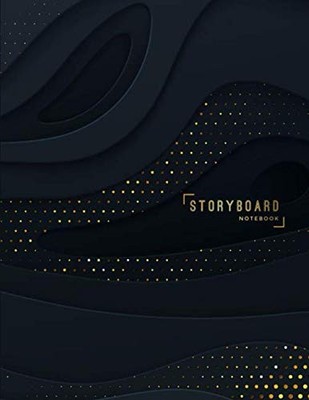 Storyboard Notebook: 8.5 x 11 in, 6..., Notebooks, Gold