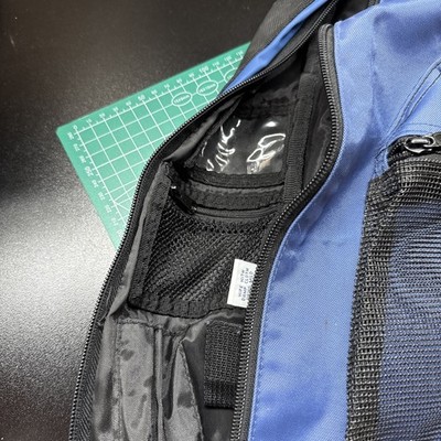 Vintage 2001 GAP Sling Bag 00s Crossbody Backpack Y2K Mesh - Blue