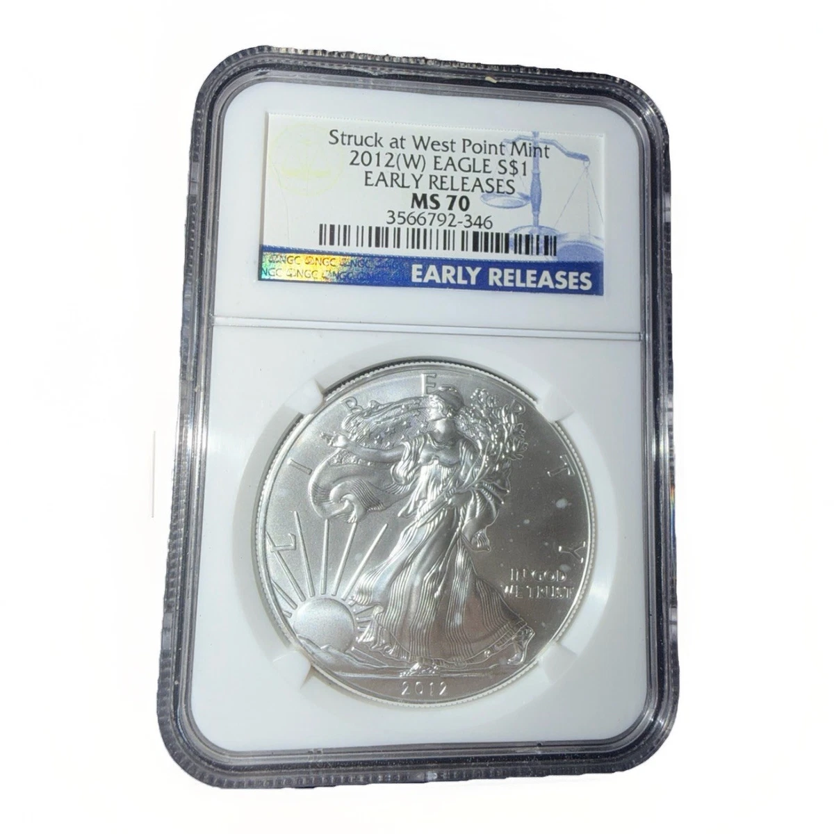 American Eagle MS 70 Graded 2012 Silver Bullion Coins for sale | eBay