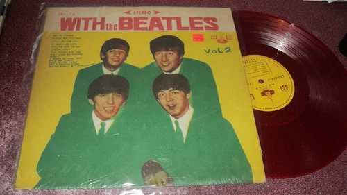 THE BEATLES WITH THE BEATLES VOL 2 LP RED VINYL TAIWAN IMPORT CSJ274 VG+