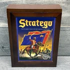Vintage Game Collection Stratego Board MB Games Hasbro Wooden Box 2009 Complete