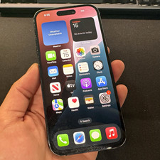 Apple iPhone 15 128GB Black Unlocked 6.1" 48MP Dual SIM A16 Bionic