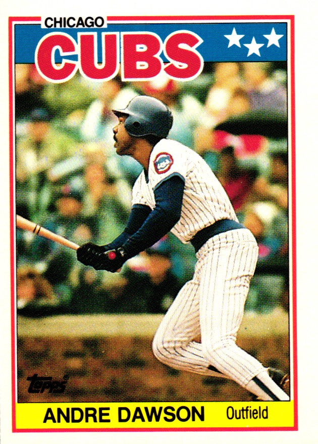 1988 Topps UK Minis #20 Andre Dawson