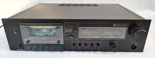 Saba CD 262, Kassettendeck, Cassendeck, Tape Deck Schwarz