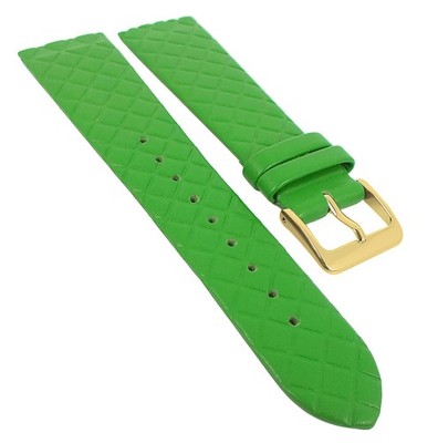 Minott  Uhrenarmband Leder mit Rautenmuster zum verschrauben  29779