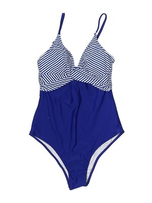 Cupshe Girls Blue One Piece Swimsuit Small kids