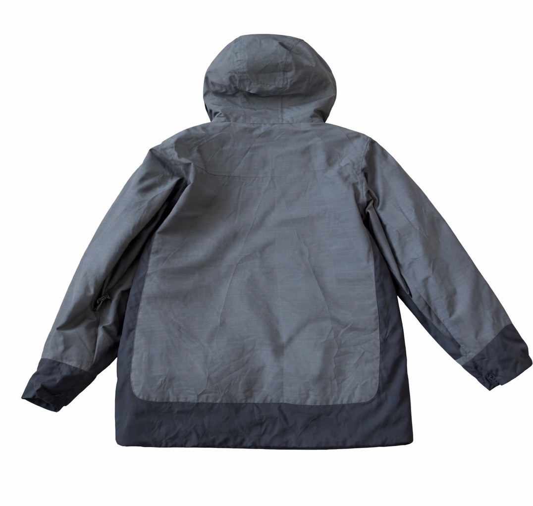 Burton Living Lining Thermolite Hooded Jacket Men's L Gray Ski
