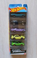 Hot Wheels 1:64 Fast & Furious 5 Pack Cars Set 2025