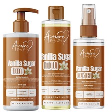 Vanilla Sugar - Body Oil  Lotion  Body Spray Bundle
