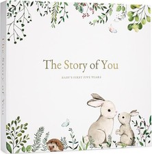 Keepsake Memory Book for Baby Boy or Girl, First 5 Years