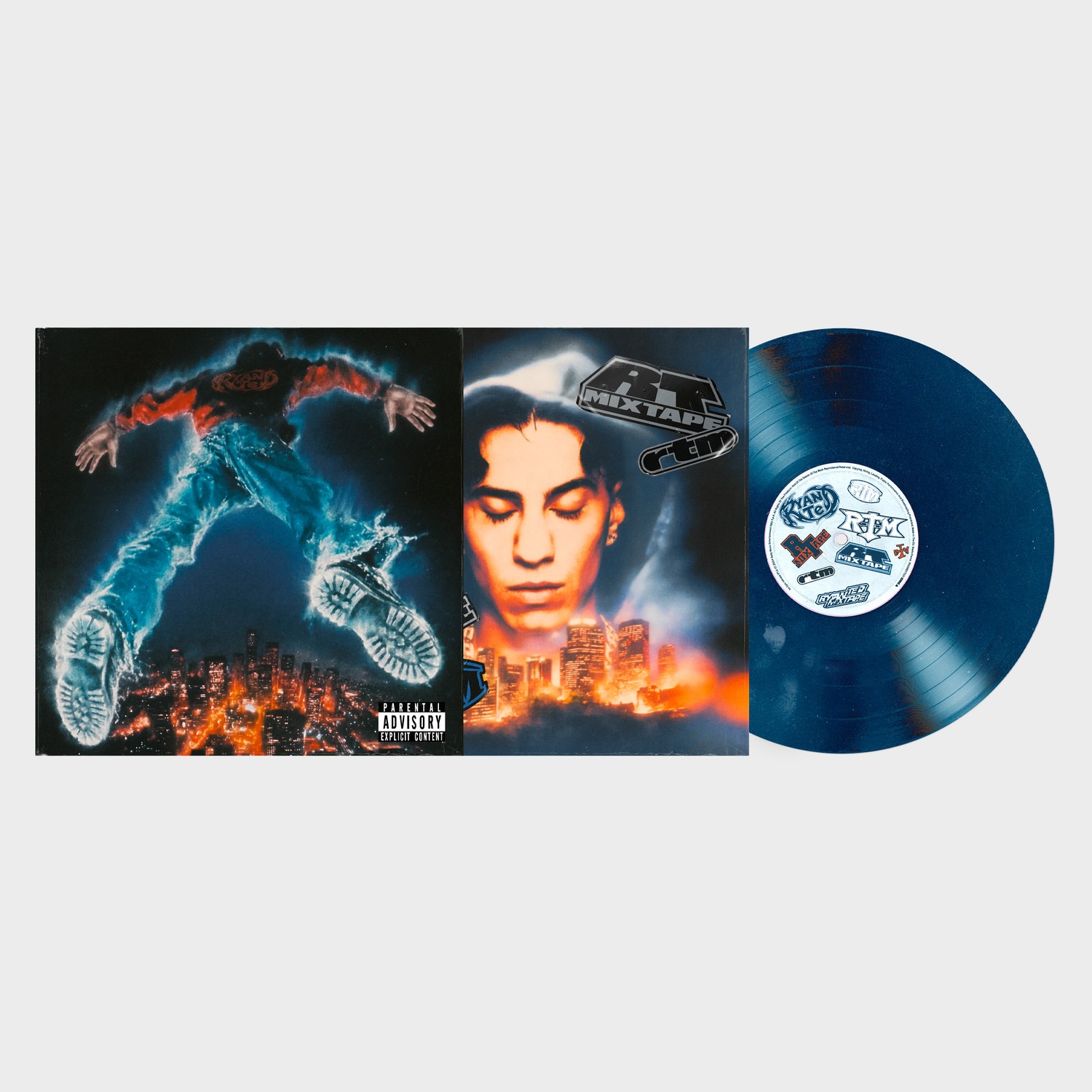 Tedua Ryan Ted Colored Vinyl LP Blue Transparent New Sealed