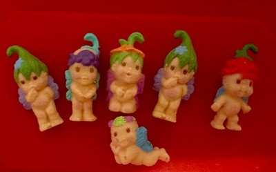 Set of 6 90 s Fairy Winkle Mini Toys- Pixie Figurines