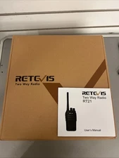 Retevis #RT21 Two Way Radio For Commercial Construction Security 5-Radios