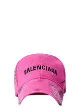 BALENCIAGA Pink Baseball Cap New & Authentic