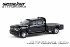 1/64 DUALLY DRIVERS SERIES 16 2023 RAM 3500 DUALLY FLATBED BLACK 46160-F