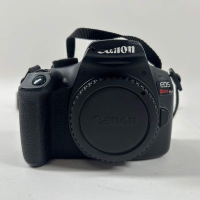 Broken Canon EOS Rebel T6 18.0MP DSLR Camera Cracked Body
