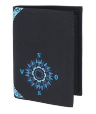 oxmox New Cryptan RFID Protect Kombibörse Windrose Print Cyan Black Neu
