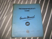 Austin/Nash Metropolitan Original Service Manual