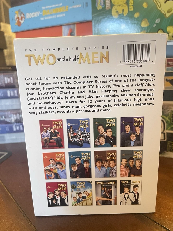 TWO and a half MEN The Complete Series (39 Disc DVD Box Set) ⚠️OPEN BOX⚠️ - Image 3 of 4