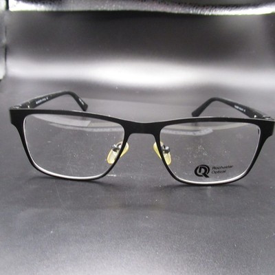 Rochester Eyeglass Frames Optical Thunder Matte Black Rectangle 52