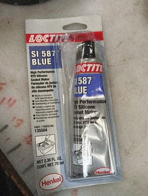 Loctite Si 587 RTV Blue SIlicone Gasket Maker, 70 ml Tube,    835