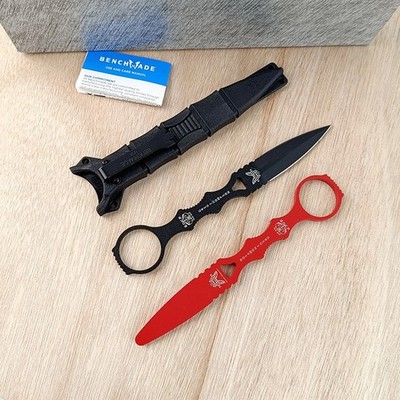 Benchmade SOCP Dagger 176BK-COMBO Black+Red 440C Steel Blade New Knife