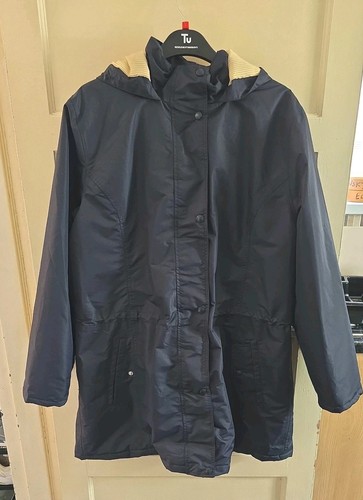 ARCTIC STORM Women's Navy Blue Waterproof Insulated Parka Coat uk 22 Pre-owned - Picture 24 of 24