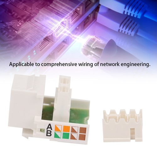 5PCs Information Modules Voice Phone Wiring Single Port RJ11 Cat3 W/ Dust Cover♫ - Picture 8 of 10